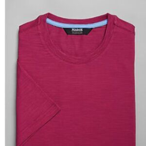 Jos. A. Bank Tailored Fit Crew Neck T-Shirt size.colour:Burgundy